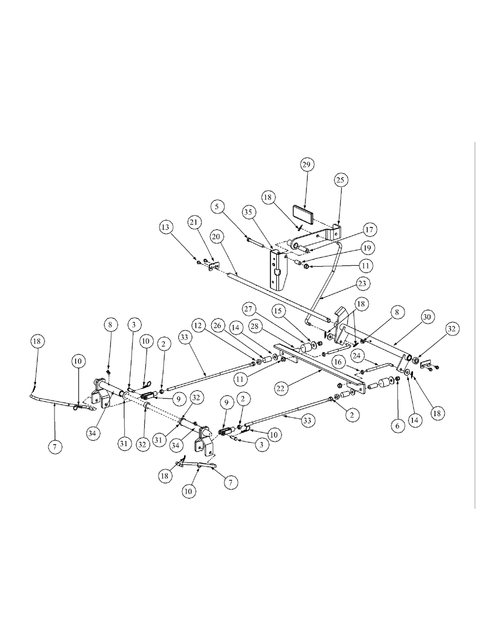 Brake Assembly Diagram and Parts List for M54-KW 53BB5DBW750-23-HP Cub Cadet Lawn Tractor